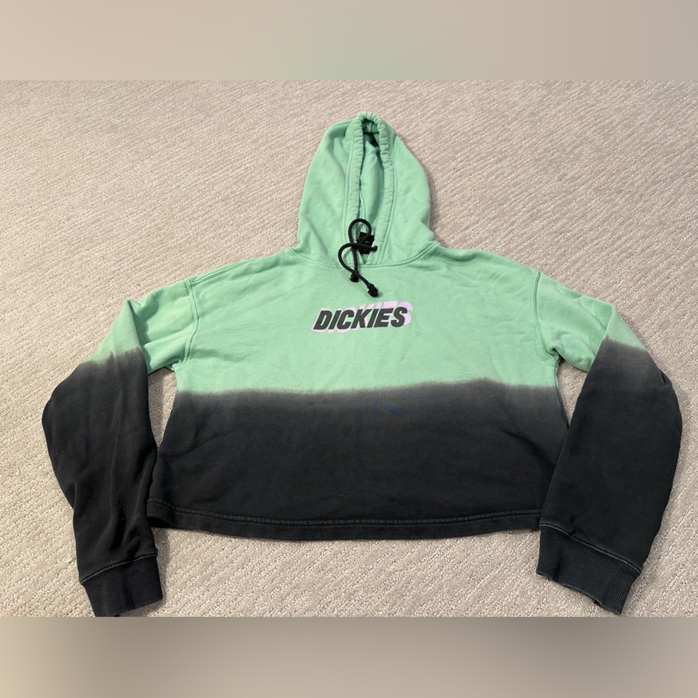 Dickies Mint and Charcoal Ombre Hoodie